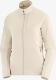 Salomon Essential Lightwarm Fleece Funktionsjacke rainy day (Damen)
