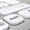 Hama WKM-550 Multi-Device-Tastatur-Maus-Set, weiß, USB/Bluetooth, DE Vorschaubild
