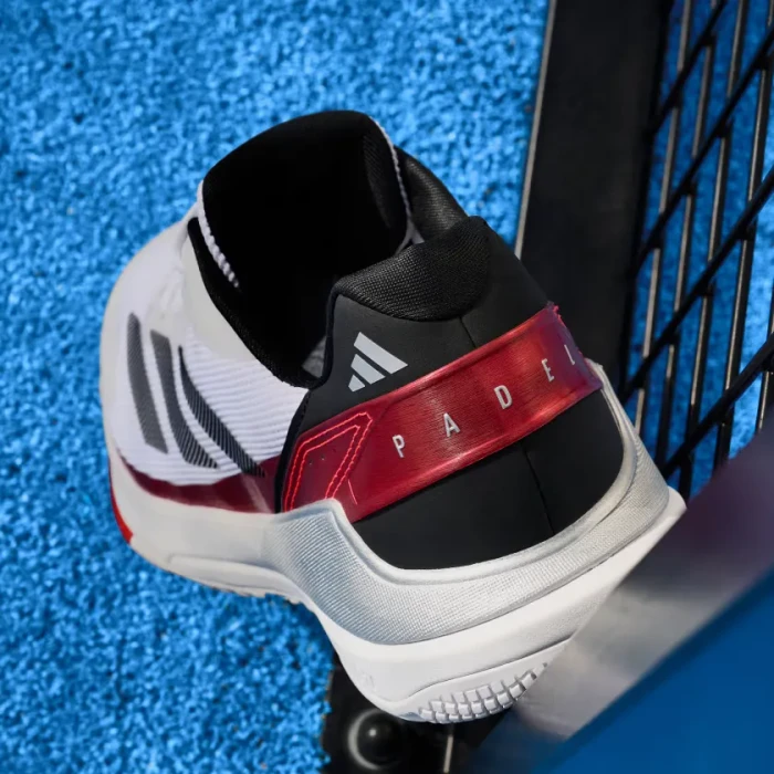 adidas Crazyquick Padel cloud white/core black/lucid red (Herren)