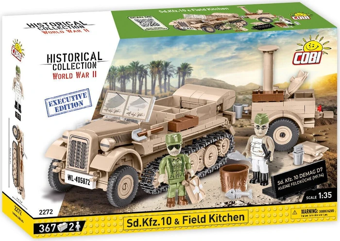 Cobi Historical Collection WW2 Sd.Kfz 10 Field Kitchen Executive Edition