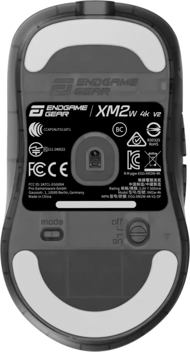 Endgame Gear XM2w 4k v2 Wireless Gaming Mouse Dark Frost, USB