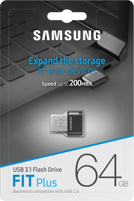 Samsung FIT Plus 64GB, USB-A, USB 3.2 Gen 1×1