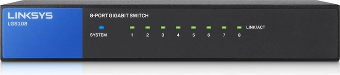 Linksys LGS100 Desktop Gigabit Switch, 8x RJ-45