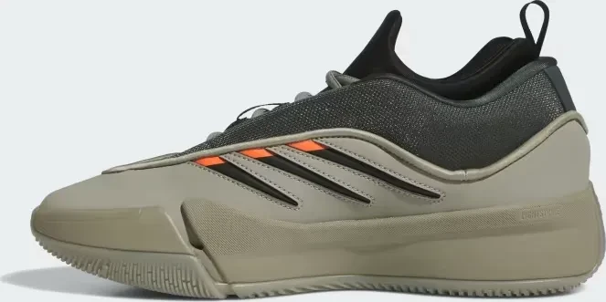 adidas Dame 9 silver pebble/legend ivy/impact orange