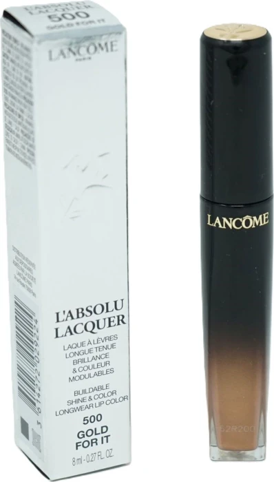 Lancôme L'Absolu Lacquer Lipgloss 500 gold for it, 8ml