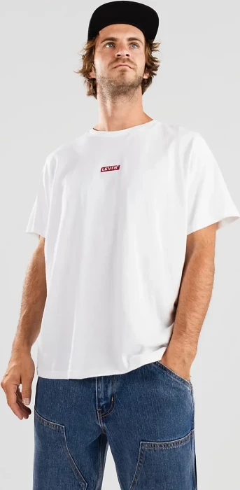 Levi's Relaxed Fit Baby Tab T-Shirt kurzarm bright white (Herren)