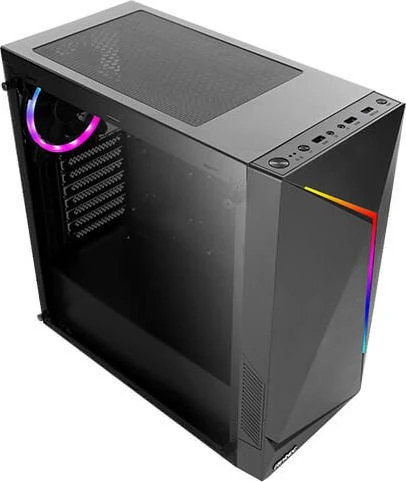 Antec NX300, schwarz, Glasfenster