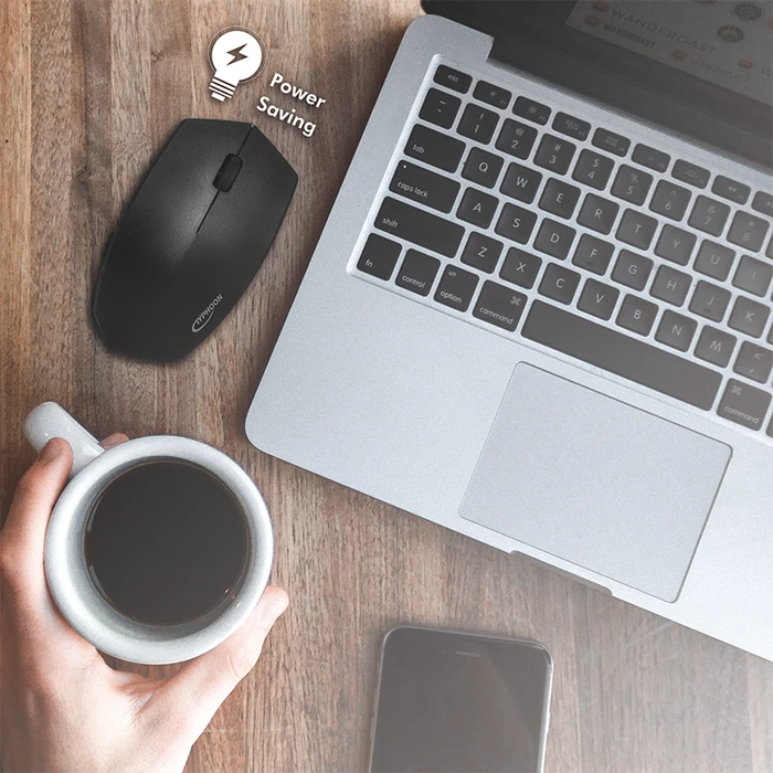 Typhoon Wireless Dual Mode Mouse, schwarz, USB/Bluetooth