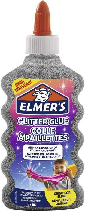 Elmer's Glitzerkleber Flasche silber, 177ml