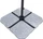 Doppler Granitplatte Sonnenschirmständer 25kg 50x50cm (85599DPE25)
