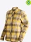 Maier Sports Kendra Hemd langarm yellow check (Damen) Vorschaubild