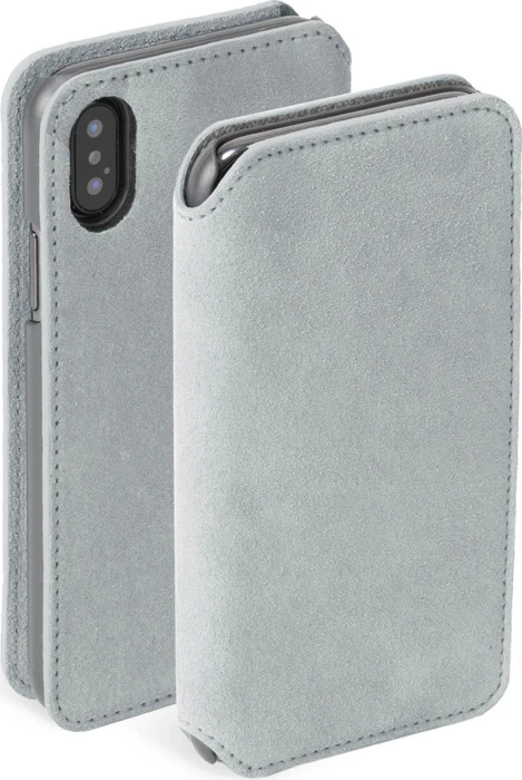 Krusell Broby 4 Card SlimWallet für Apple iPhone X/XS grau