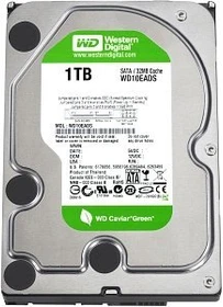 Western Digital WD Caviar Green 1TB, 3.5" / SATA 3Gb/s
