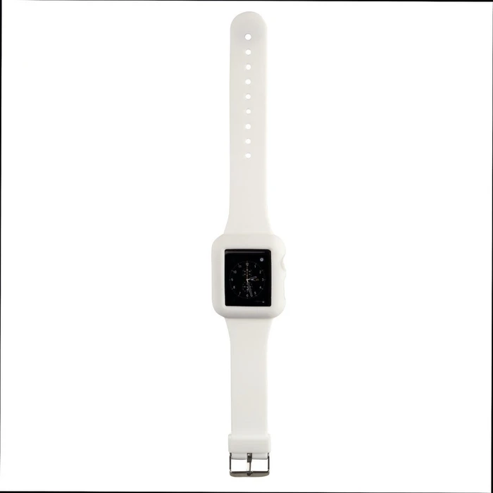 Hama Uhrenarmband Silikon für Apple Watch 42mm weiß