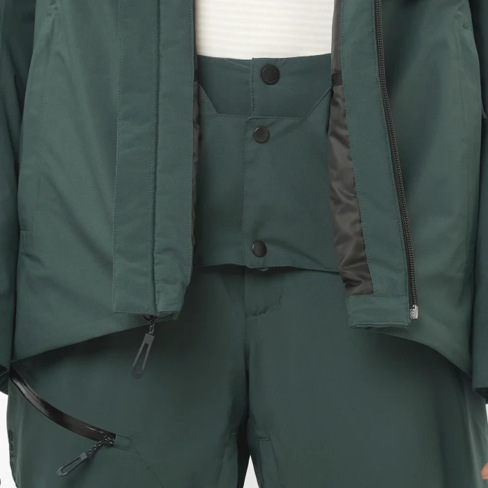 Salomon Brilliant Skijacke green gables (Damen)