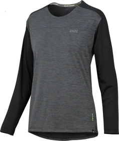 iXS Flow X Trikot langarm schwarz/grau (Damen)