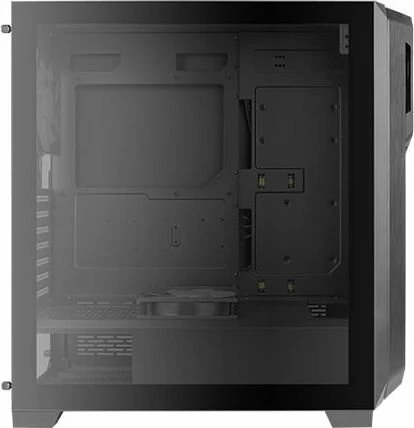 Antec Dark League Dark Phantom DP502 Flux, schwarz, Glasfenster