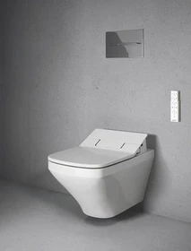 Duravit SensoWash Slim Set mit Durastyle Dusch-Wand-WC, weiß