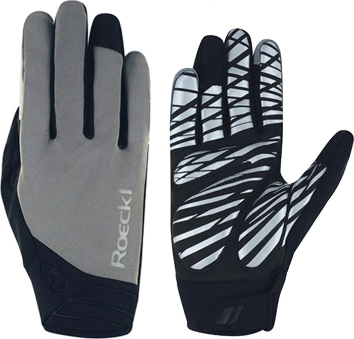 Roeckl Rotterdam Fahrradhandschuhe silber
