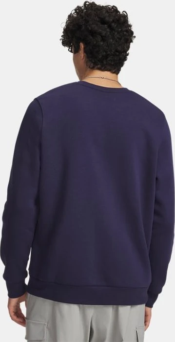 Under Armour Icon Fleece Crew Sweatshirt midnight navy/white (Herren)