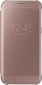 Samsung Clear View Cover für Galaxy S7 Edge rosegold
