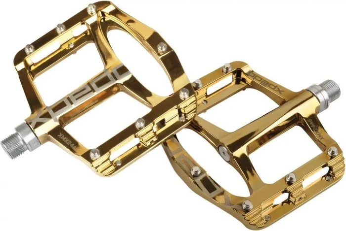 Xpedo Spry Plattformpedale gold slick