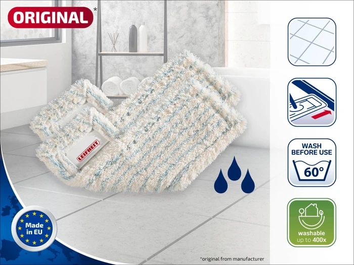 Leifheit Profi XL cotton plus Wischbezug, 2 Stück