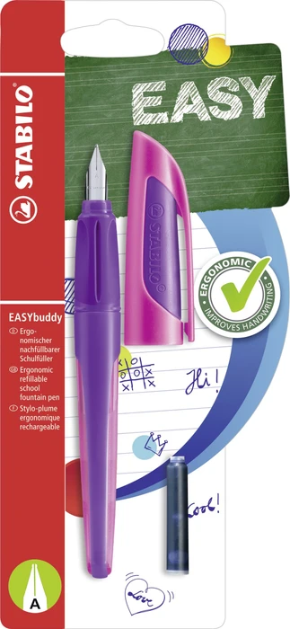 STABILO EASYbuddy lila/magenta, rechte Hand, Anfänger, Blister