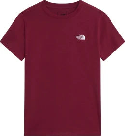 The North Face Evolution Simple Dome Slim T-Shirt kurzarm burgundy crush (Damen)