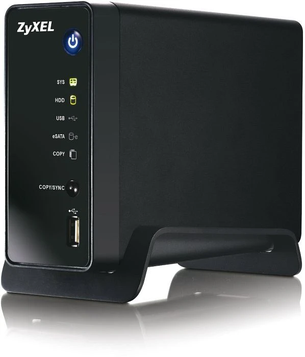 Zyxel NSA310, 256MB RAM, 1x RJ-45 1000Base-T, 2x USB-A 2.0