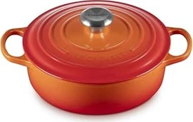 Le Creuset Signature Gusseisen Gourmet Bräter rund 30cm 6.2l ofenrot