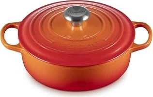 Le Creuset Signature Gusseisen Gourmet Bräter rund 30cm 6.2l ofenrot