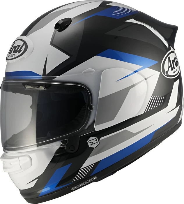 Arai Quantic Supra weiß/schwarz/grau/blau