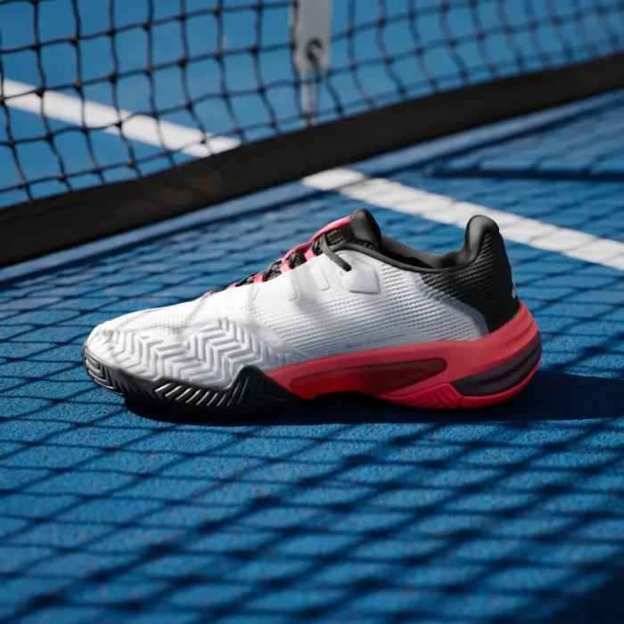 adidas Barricade 13 cloud white/core black/lucid red (Herren)