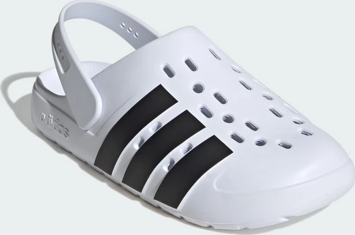 adidas Adilette Clog 2.0 cloud white/core black (Herren)