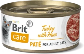 Brit Care, Truthahn Pate mit Schinken, 70g