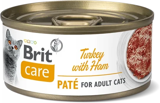 Brit Care, Truthahn Pate mit Schinken, 70g