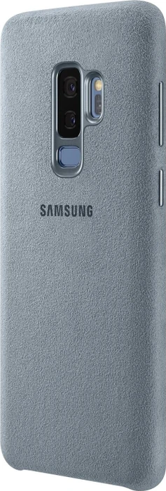 Samsung EF-XG965AM Alcantara Cover für Galaxy S9+ minzgrün