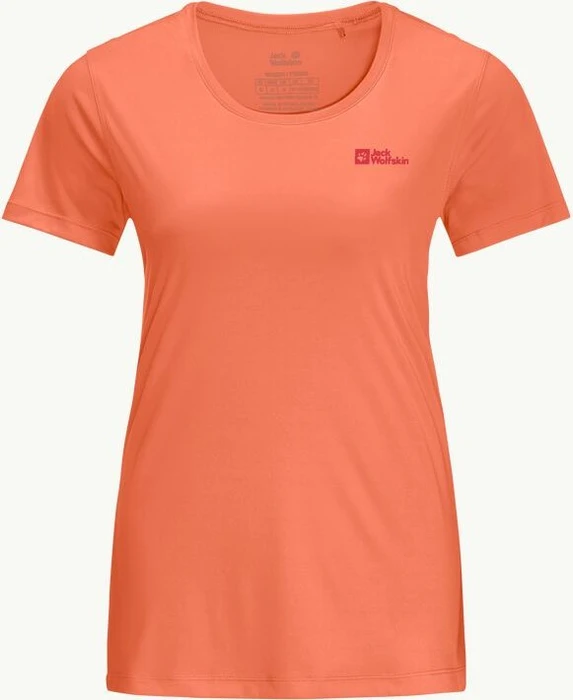 Jack Wolfskin Tech Funktionsshirt kurzarm guave (Damen)