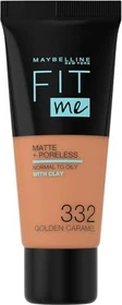 Maybelline Fit Me Matte & Poreless Foundation 332 golden caramel, 30ml