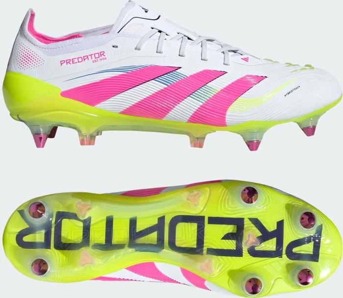 adidas Predator Elite SG cloud white/lucid pink/lucid lemon