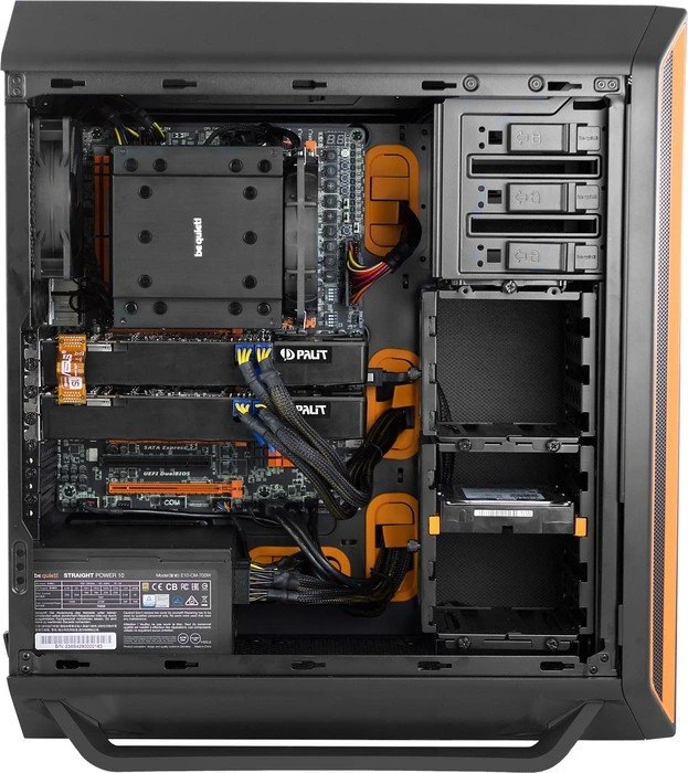 be quiet! Silent Base 800 orange, schallgedämmt