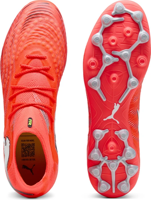 Puma Future 9 Ultimate MG glowing red/puma white/puma black/puma silver