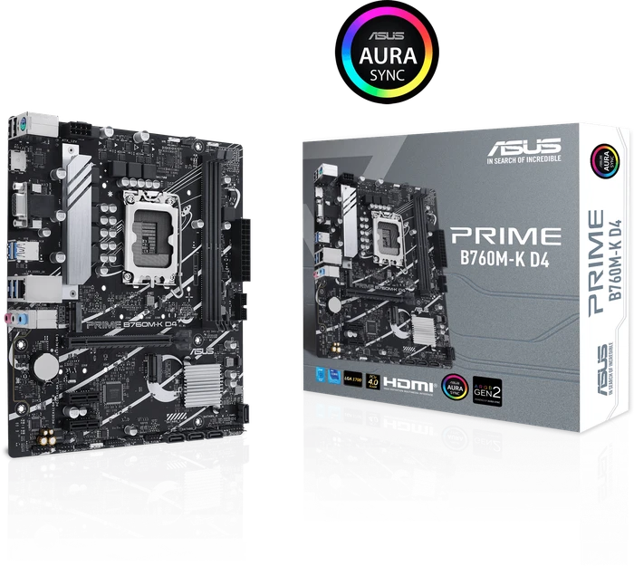 ASUS Prime B760M-K D4 (Intel 1700)
