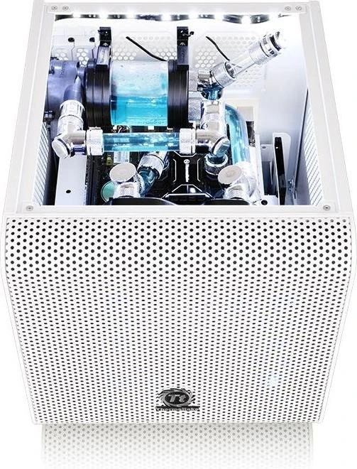 Thermaltake Core V1 Snow Edition, Acrylfenster, Mini-ITX