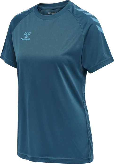 hummel Core XK Funktionsshirt kurzarm blue coral (Damen)