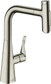 Hansgrohe Metris Select M71 Einhebel-Küchenmischer 240 Ausziehbrause 2jet edelstahl finish