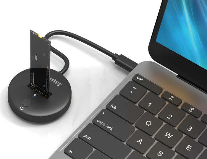 Sandberg USB Dock for M.2+NVMe SSD, USB-C 3.1
