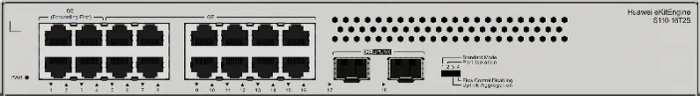 Huawei eKit SME Network eKitEngine S110 Series Desktop Gigabit Switch, 16x RJ-45, 2x SFP