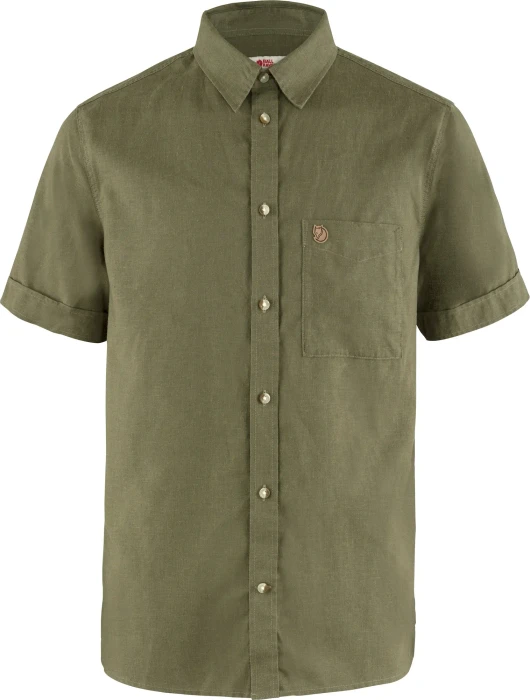Fjällräven Övik Travel Hemd kurzarm grün (Herren)